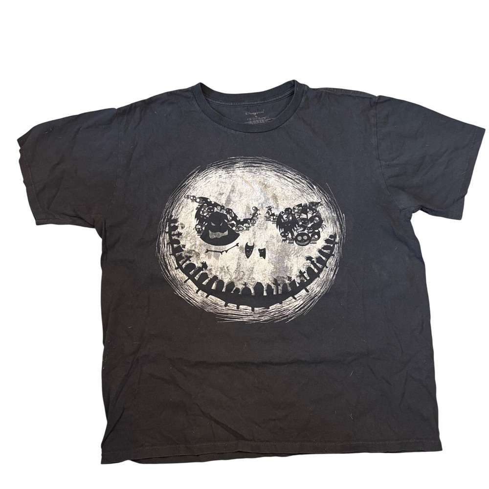 Disney Store Nightmare Before Christmas Jack Skellington Moon Graphic T-Shirt XL
